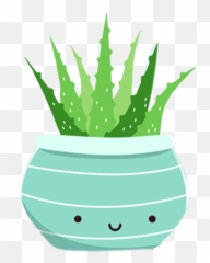 Kawaii Aloe Vera Sticker By Nataa - Illustration Png,Aloe Vera Png