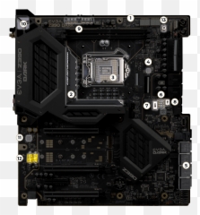 Evga - Evga Z390 Dark Png,Motherboard Png