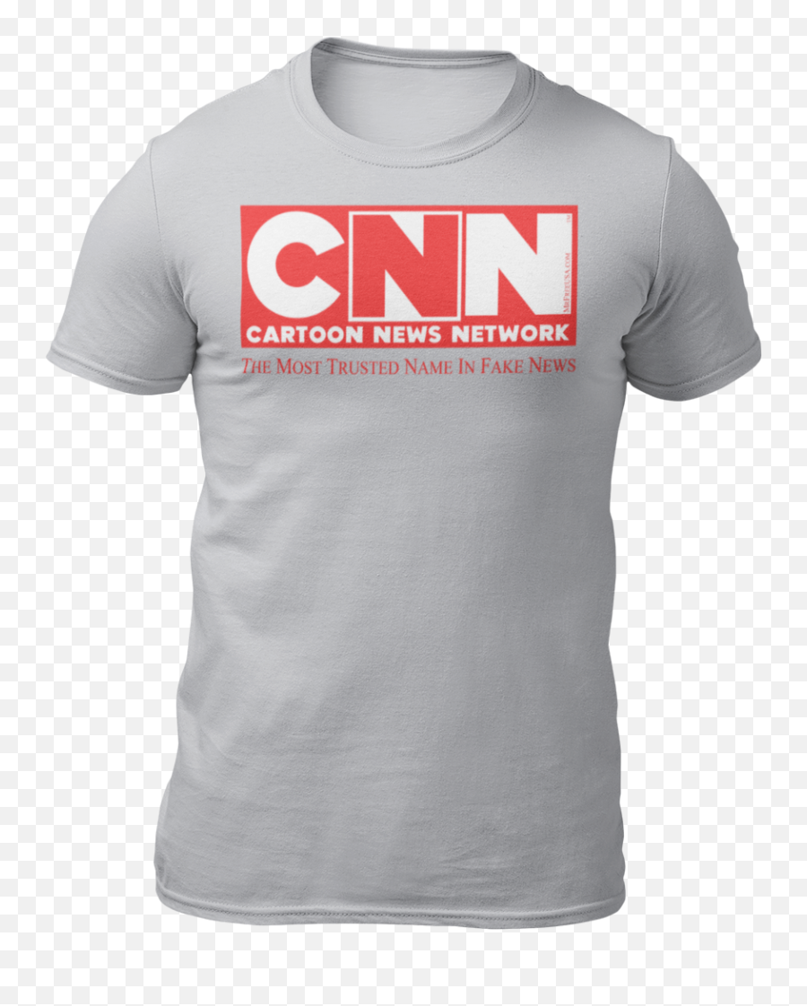 Cnn Cartoon News Network Unisex Short - Sleeve Tshirt Unisex Png,Cnn Fake News Logo