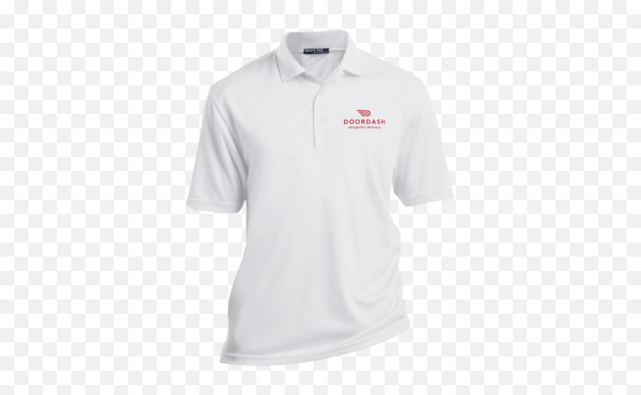 Doordash Tall Dri - Mesh Short Sleeve Polo Solid Png,Doordash Png