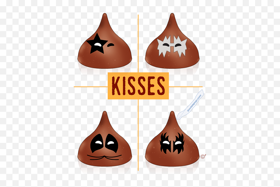 Kiss Band Hersheys Kisses Music - Chocolate Kiss And Kiss Band Png,Hershey's Kisses Logo