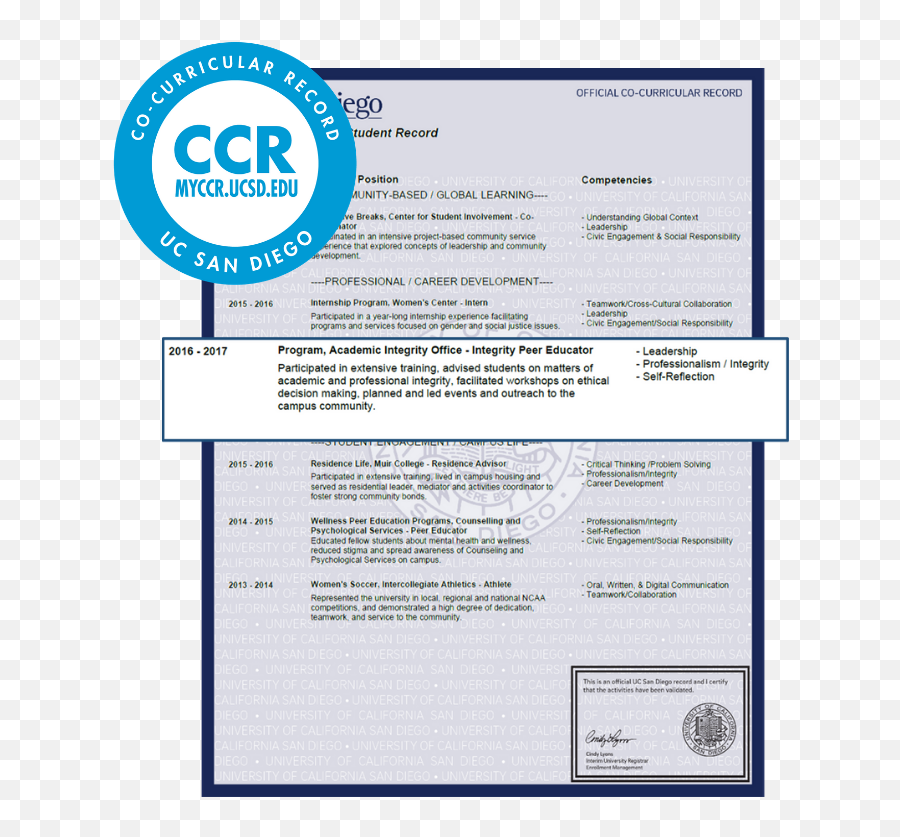 Co - Details Are Asked By A Co Curricular Application Form Png,University Of California San Diego Logo