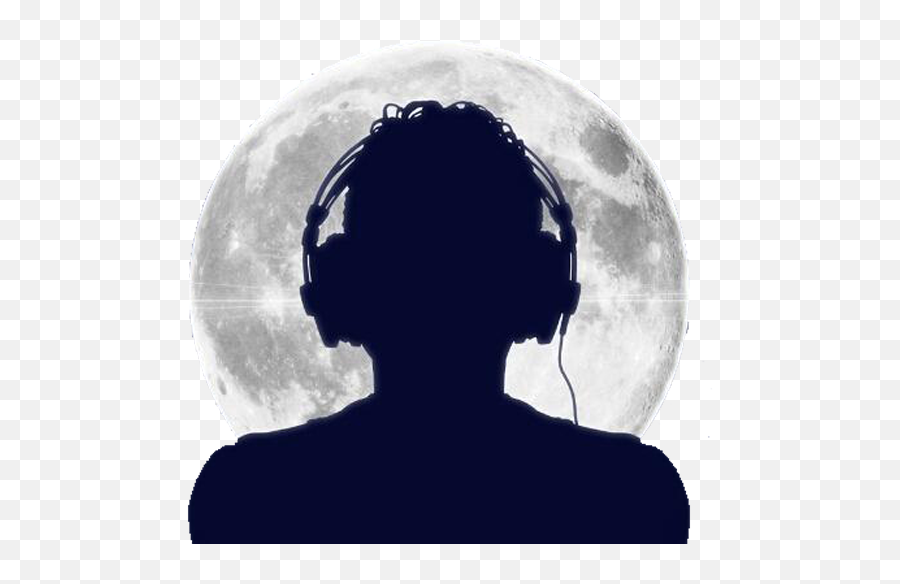 Man With Headphones Clipart Png - Musique Cool,Headphones Silhouette Png