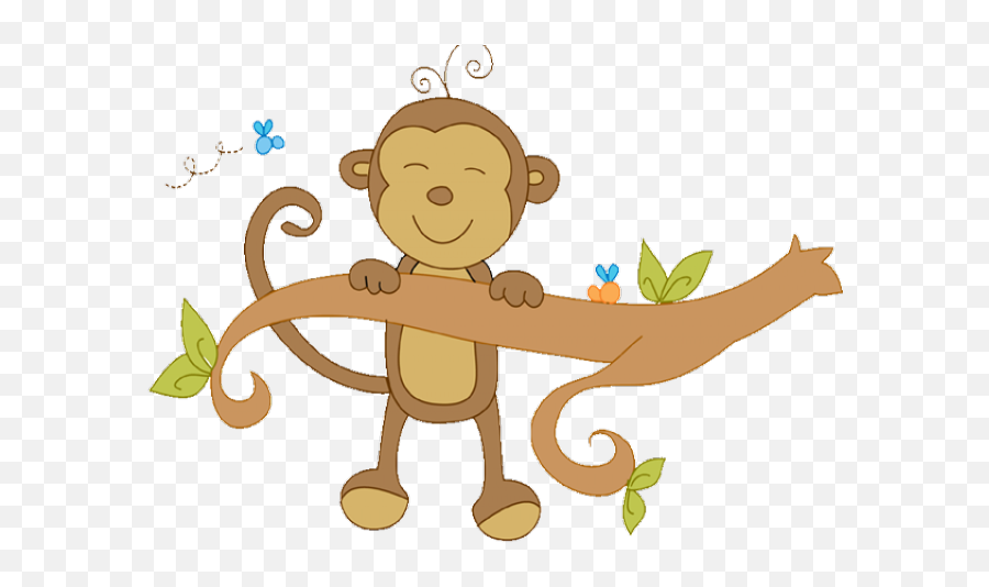 Clipart Baby Transparent Background - Cute Monkey Clip Art Png,Baby Transparent Background