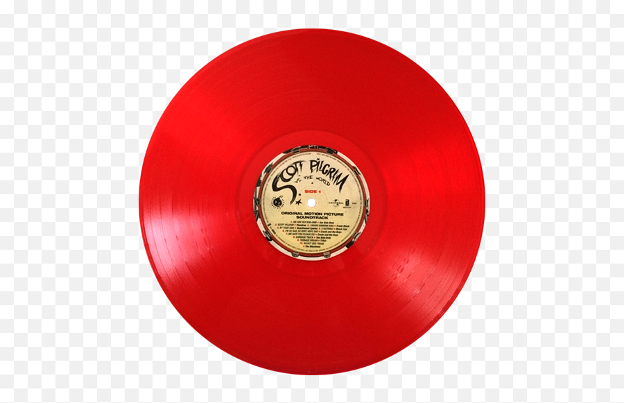 Download Scott Pilgrim Vs - Scott Pilgrim Vinyl Record Png Clear Red Vinyl Record,Scott Pilgrim Png