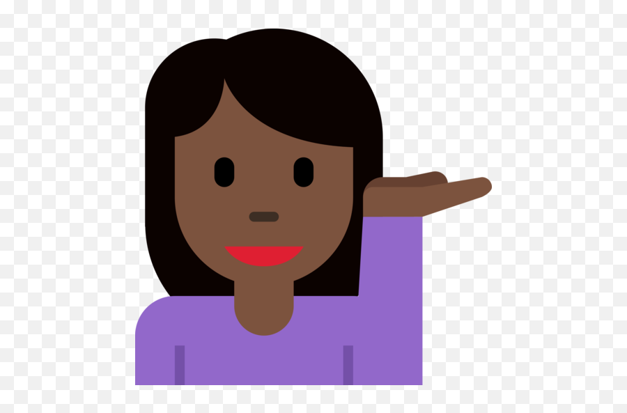 Person Tipping Hand Emoji Mean - Meaning Png,Man Emoji Png