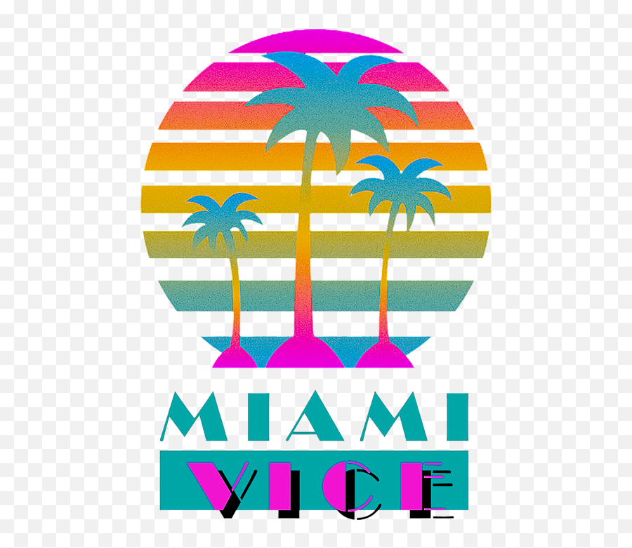 Miami Vice Beach Towel - Transparent Miami Vice Logo Png,Vice Logo