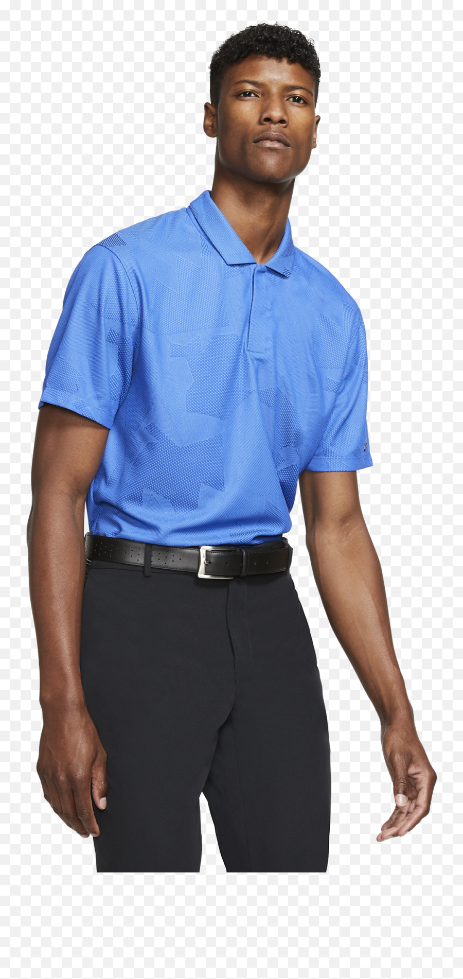 Tiger Woods Polo Nike Short Sleeve Png Dri - fit Icon Heather Polo