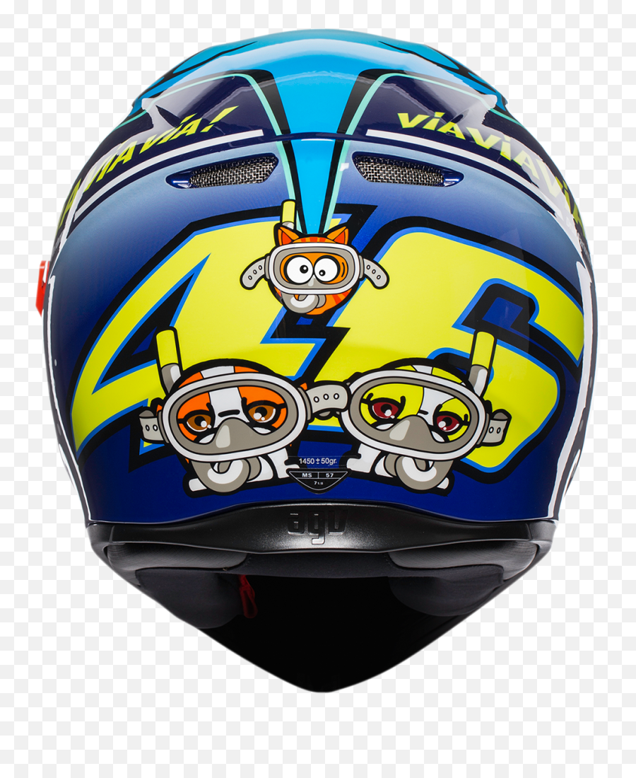 Full Face Helmets U2013 Miami Motos - Agv K3 Sv Misano 2015 Png,Icon Airmada Helment