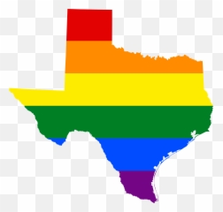 Lgbt Flag Map Of Texas - Republic Of Texas Alternate History Png,Texas Flag Png