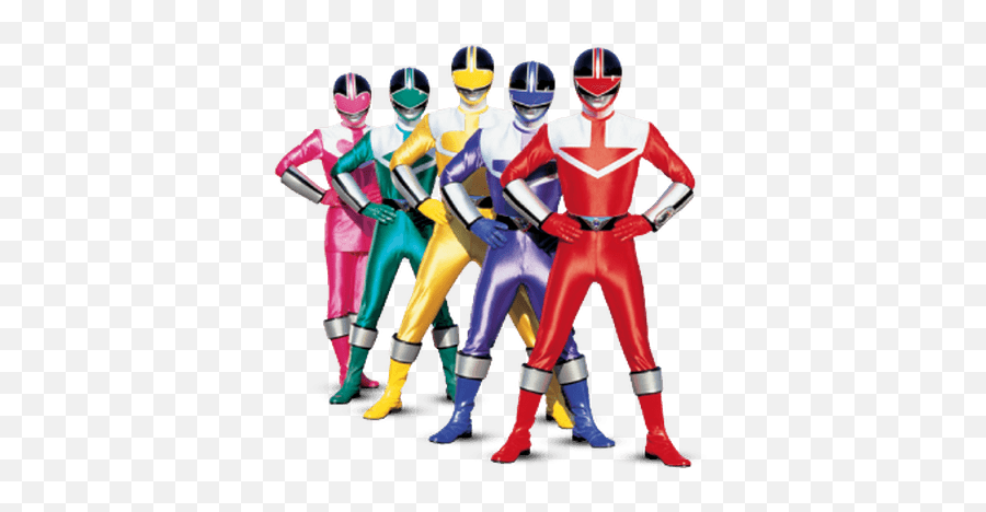 Power Rangers Five Transparent Png - Power Rangers Time Force,Red Power Ranger Png