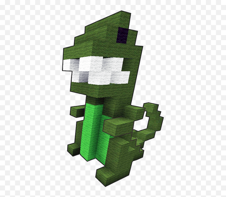 Lets Build A Little Green Dinosaur In - Minecraft Build Battle Dinosaur Png,Minecraft Tree Png