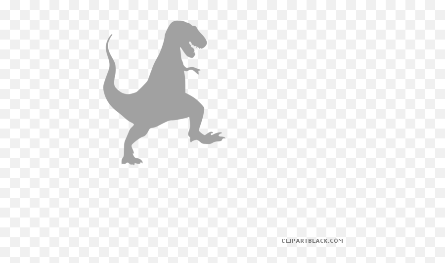 T Rex Clipartblack Com Animal Free - Silhouette T Rex Png,Dinosaur Silhouette Png