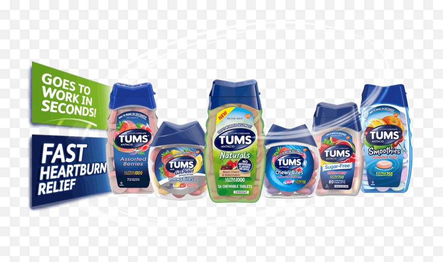 Antacids For Heartburn Relief Tums Official Site - Household Cleaning Supply Png,Gsk Icon