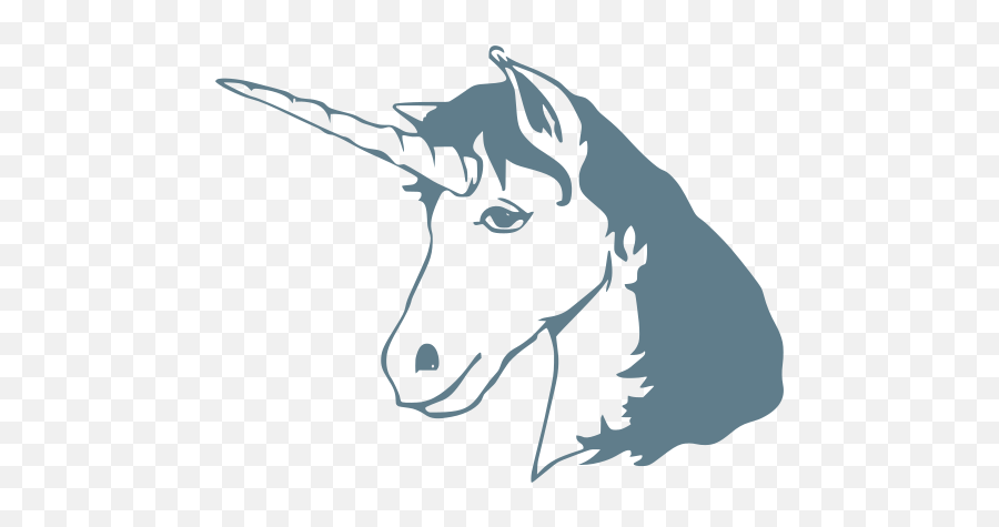 Animal Horse Mythical Unicorn - Unicorn Head Svg Vector Clip Art Png,Pretty Unicorn Icon