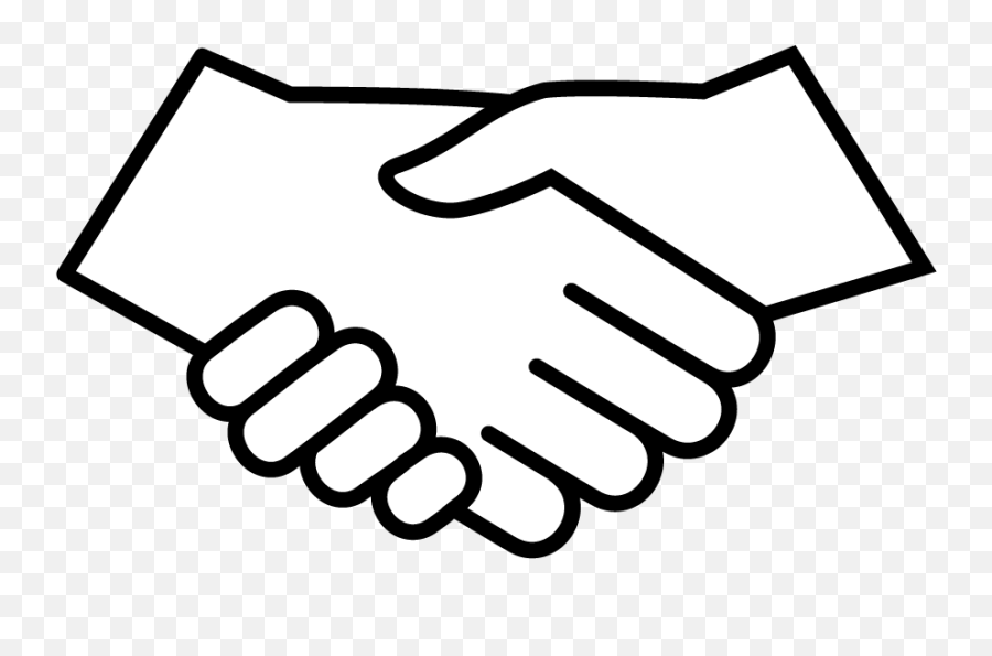 Hand Shake White Png, Transparent Png , Transparent Png Image