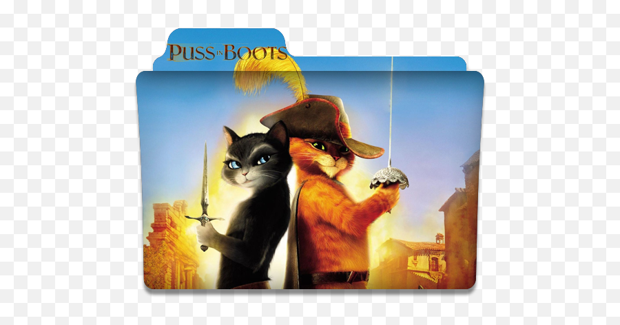 Puss In Boots Movie Png Once Upon A Time Folder Icon