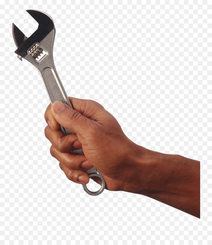 Wrench Spanner Transparent Png File - Hand Holding Wrench Png,Wrench Transparent Background
