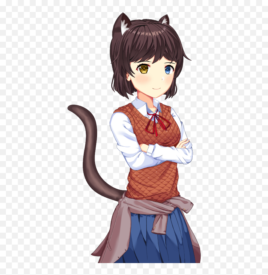 Just Nekofemc Ddlc - Fanart Female Mc Ddlc Png,Cheap Pixel Icon Commissions Deviantart