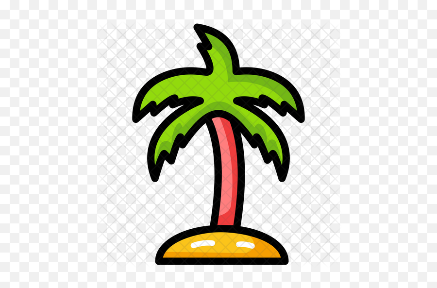 Tropical Tree Icon - Clip Art Png,Tropical Tree Png