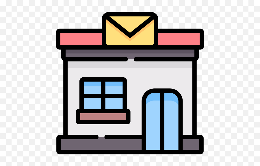 Post Office - Free Buildings Icons Icon Png,Post Office Icon