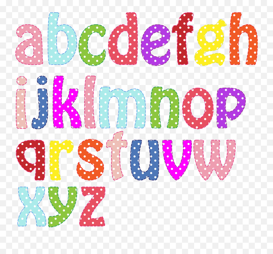 Library Of Alphabet Png Download Images Files - Alphabet Lowercase Letters Colorful,Alphabet Png