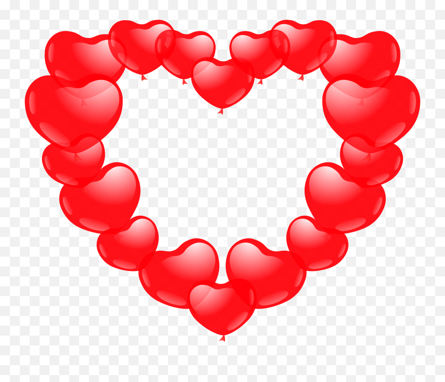 Love Png Images Free Download - Clip Art Hearts Ballon,Love Frame Png