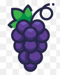 Food Fruit Grape Free Icon - IconIconscom Desenho Um Uva png