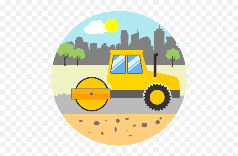 Road Roller Vector Icons Free Download In Svg Png Format - Clip Art,Roller Icon