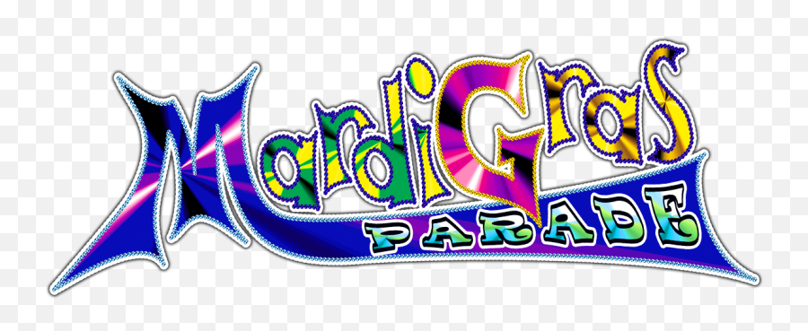 Download Mardi Annoucement Parade Gras Streamer Logo Clipart - Clip Art Png,Streamer Png