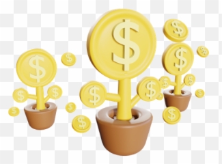 Dollar Growth Icon - Download in Flat Style Happy png