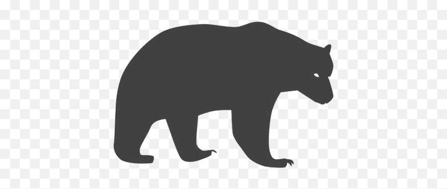 Bear Walking Silhouette Transparent Png U0026 Svg Vector - Silhouette Ursus Arctos,Black Bear Icon