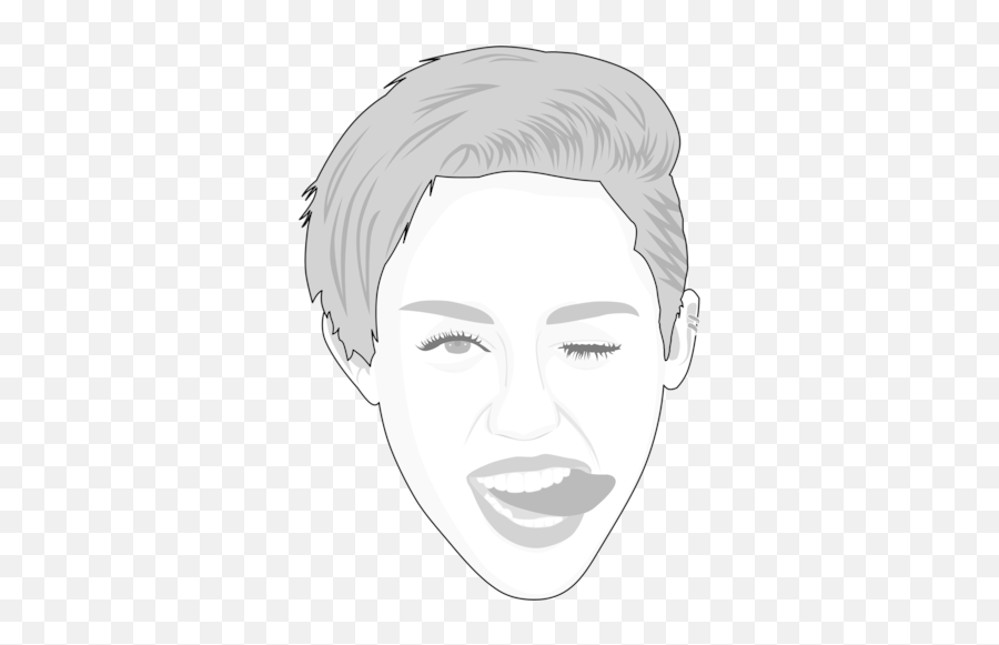 Download Hd Miley Cyrus Hannah Montanau0027s Eccentric - Caricature Miley Cyrus Png,Miley Cyrus Png
