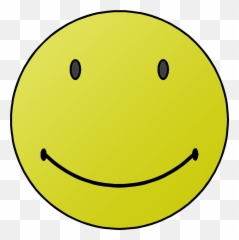 Positive Clipart Transparent Background - Happy Face png