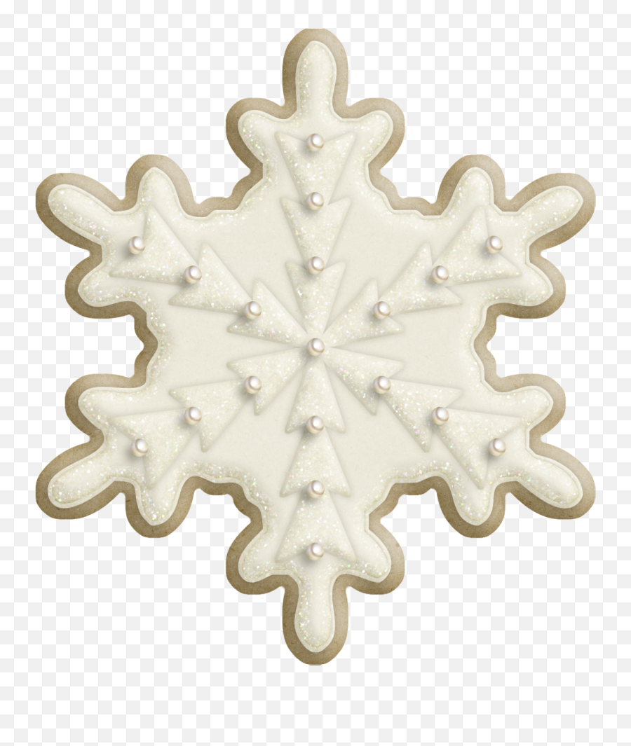 Clipart Snowflake Cookie - Christmas Snowflake Cookies Transparent Background Png,Cookies Png