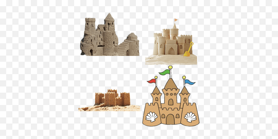 Sand Castles Transparent Png Images - Sand Castle Png,Sand Castle Png