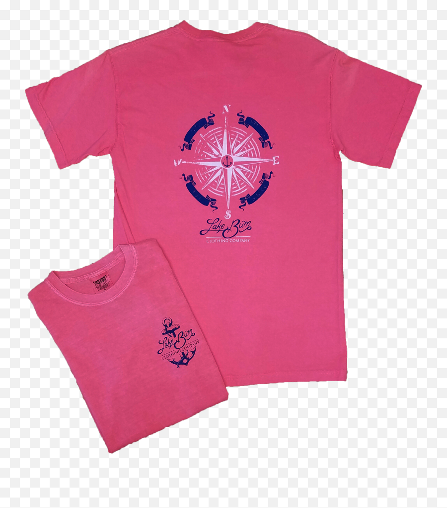 Lake Bum Compass Rose T - Shirt Active Shirt Png,Compass Rose Png