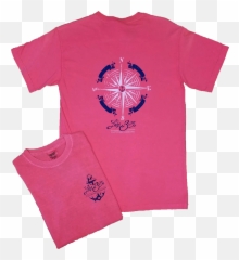 Lake Bum Compass Rose T - shirt Active Shirt png