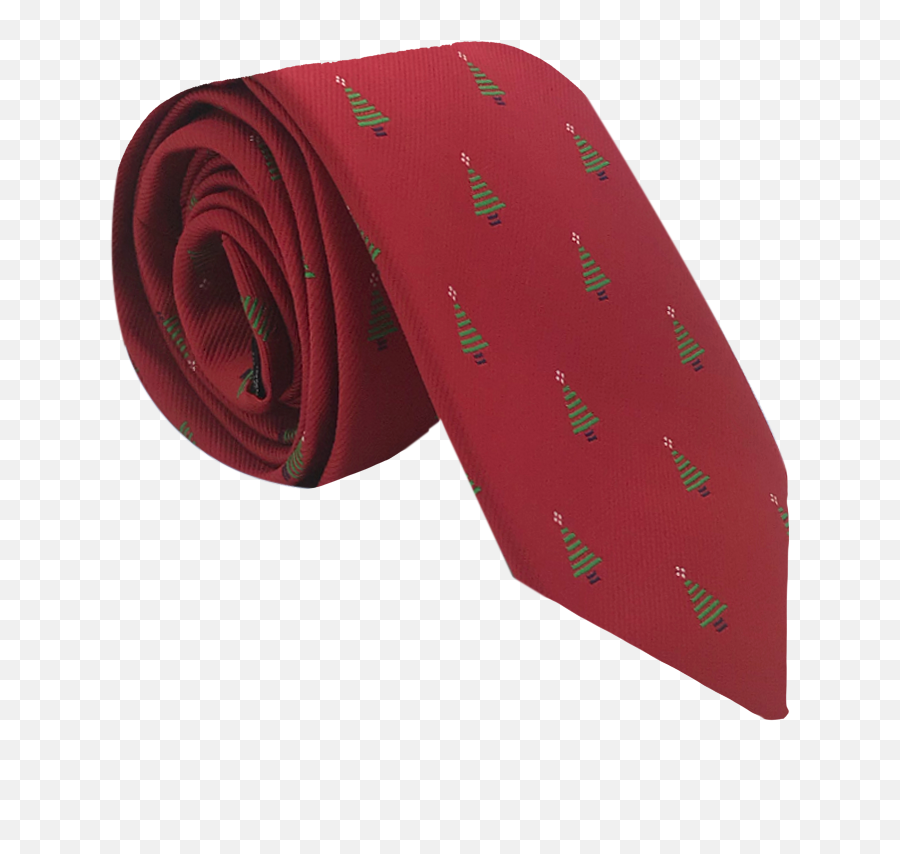 Red With Trees Necktie - Paisley Png,Neck Tie Png