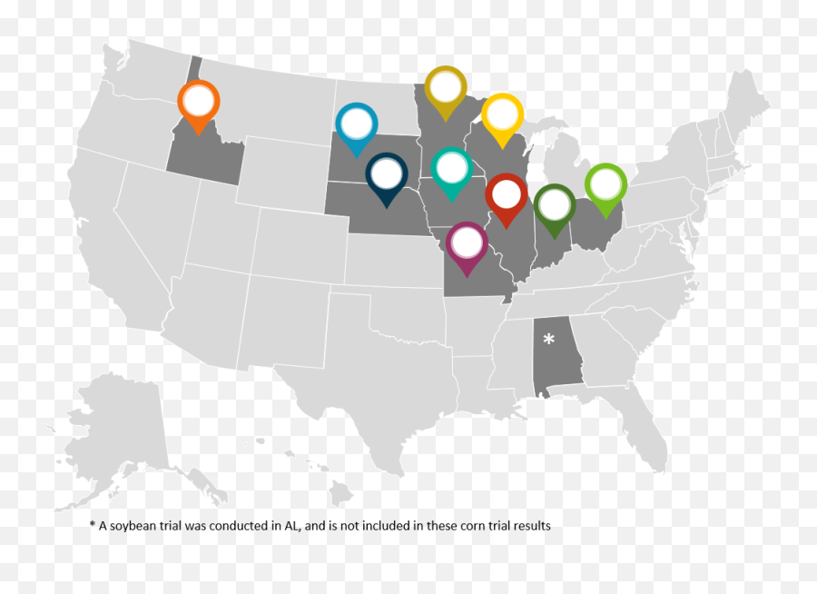 2018 Corn Field Trials - Us Map Png,Corn Field Png