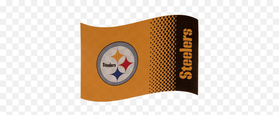 Pittsburgh Steelers Large Nfl Logo Fade Flag Bst Ebay - Pittsburgh Steelers Png,Pittsburgh Steelers Logo Png