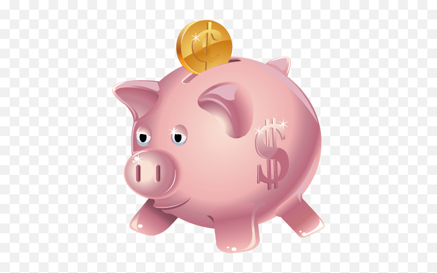 Piggy Bank Clipart Transparent Png - Piggy Bank Clipart Transparent Background,Piggy Bank Transparent Background