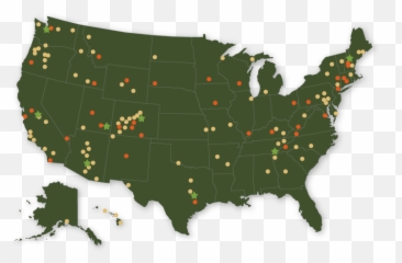Access Fund U2014 Sam Claassen - 3 Regions Of The United States Png,Usa Map Png