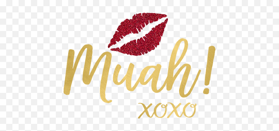 Muah Kissing Lips Svg Cut File Catching Colorlfies - Red Lips Clip Art Png,Kissing Lips Png