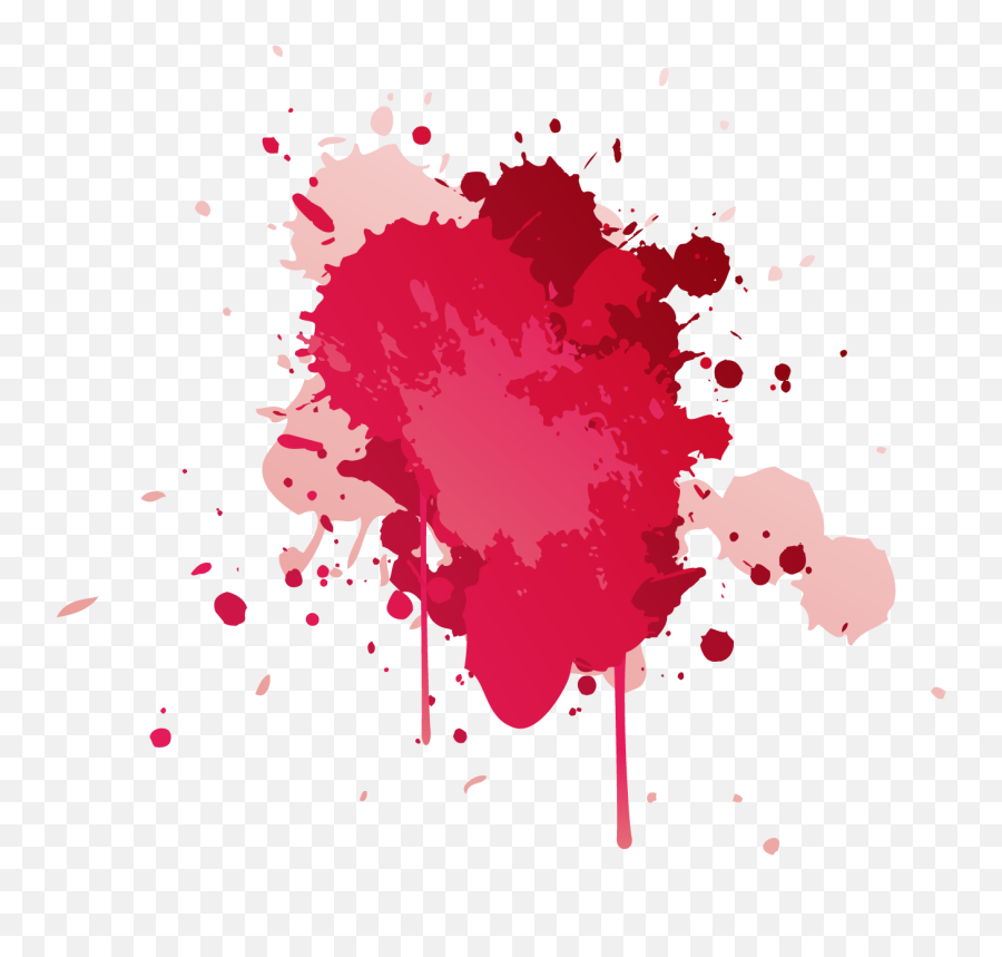 Watercolor Red Paint Splatter - Red Ink Splatter Png,Red Paint Splatter Png