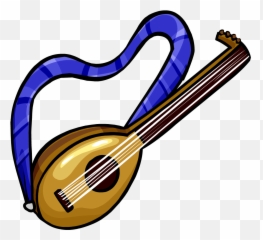 Lute - Club Penguin Medieval Party Png,Lute Png