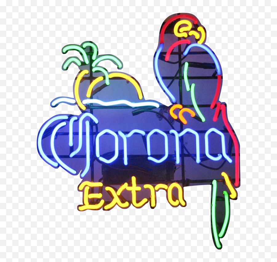Corona Extra Png - Neon Bar Signs Transparent,Neon Sign Png