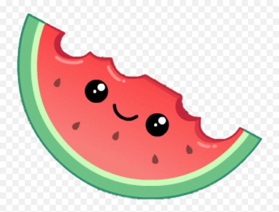 Watermelon Sticker - Watermelon Emoji Png Clipart Full Watermelon Emoji Png,Melon Png