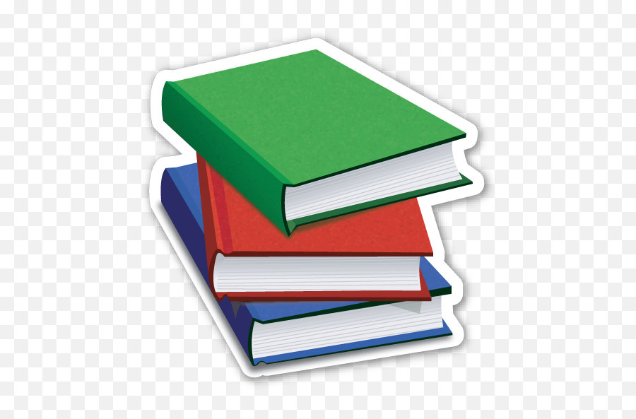 Download Hd Books Emoji Png Clip Free Library - Emojis De Book Stack Emoji Png,Logo De Whatsapp Png