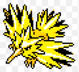 Download Cheat Codes Pokemon Prism Png - Pokemon Zapdos Pokemon Perler Bead Patterns,Zapdos Png